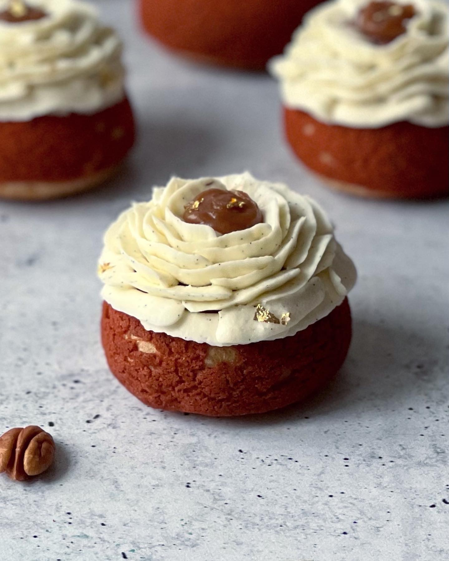Choux Puff Chocolate Hazelnut Vanilla